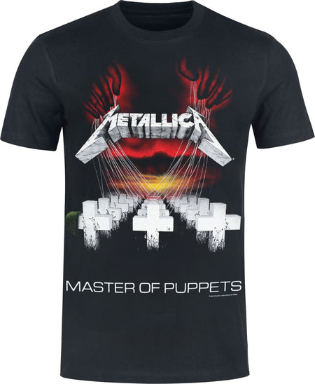 T-Shirt Manches courtes  de Metallica - Master Of Puppets - Heavyweight - S à XXL - pour Homme - noir - metallica