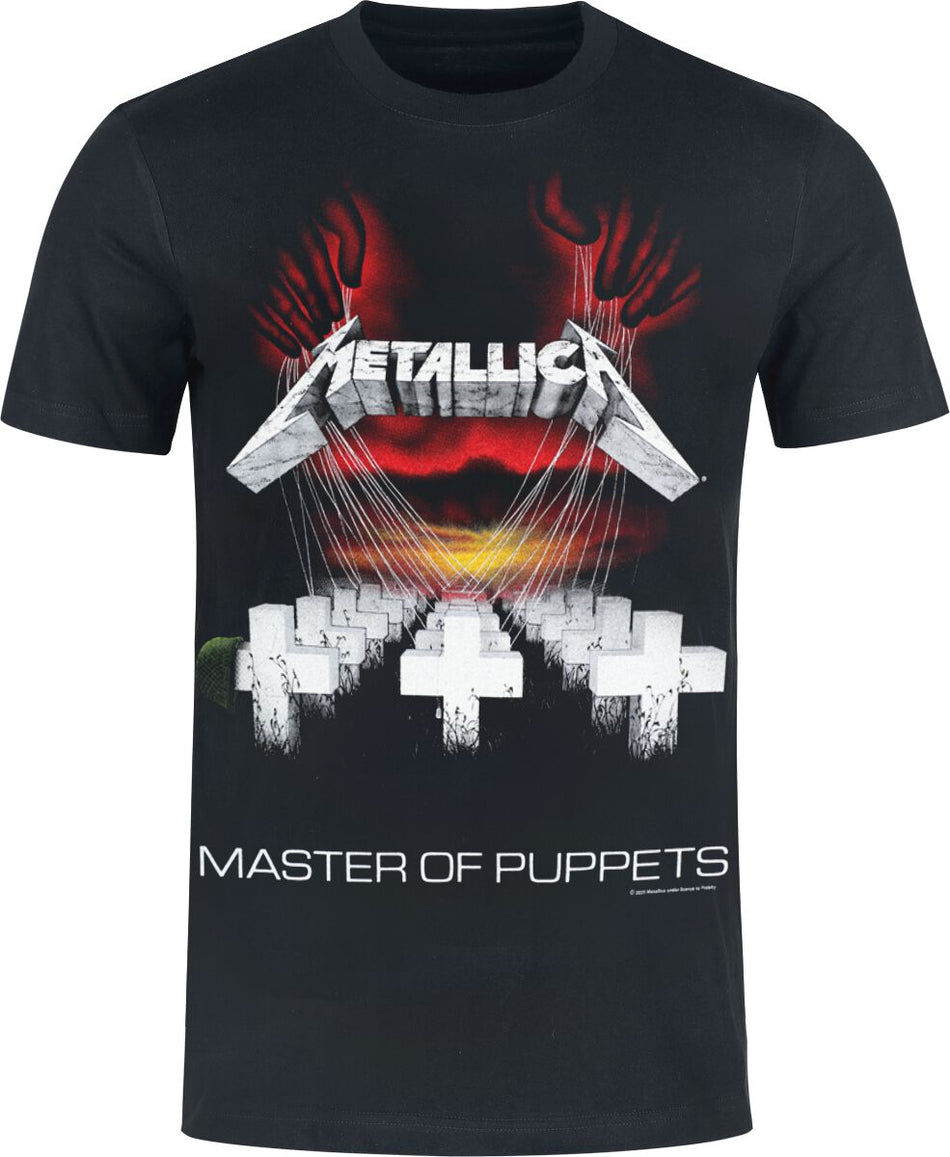 T-Shirt Manches courtes  de Metallica - Master Of Puppets - Heavyweight - S à XXL - pour Homme - noir - metallica