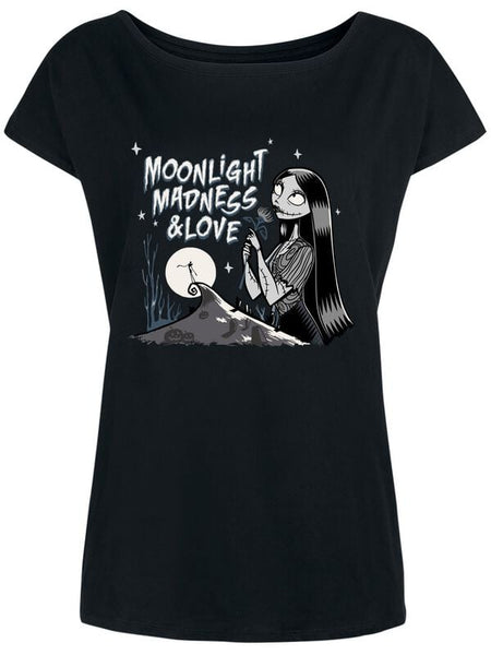 T-Shirt Manches courtes Disney de L'Étrange Noël De Monsieur Jack - Madness & Love - S à 4XL - pour Femme - noir - L'Étrange Noël De Monsieur Jack