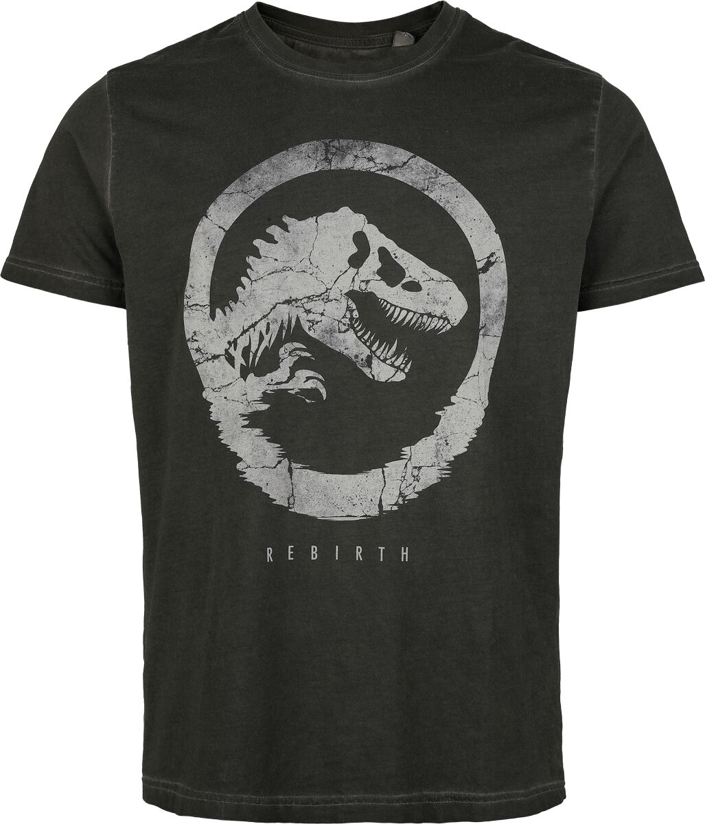 T-Shirt Manches courtes  de Jurassic Park - Jurassic World - Mirage - S à 4XL - pour Homme - gris foncé - Jurassic Park