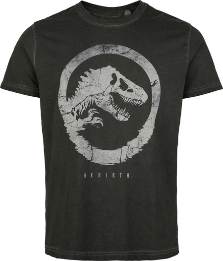 T-Shirt Manches courtes  de Jurassic Park - Jurassic World - Mirage - S à 4XL - pour Homme - gris foncé - Jurassic Park
