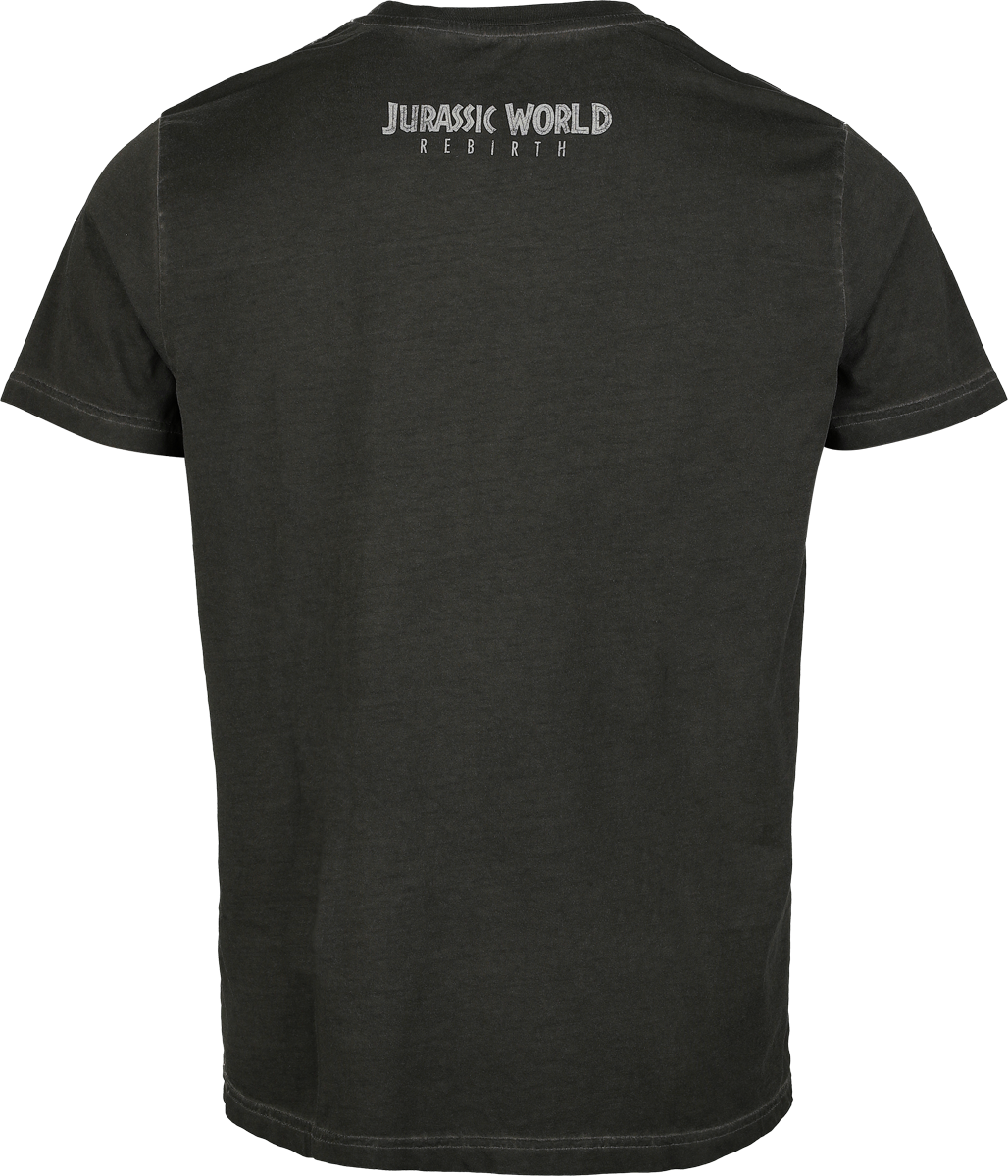 T-Shirt Manches courtes  de Jurassic Park - Jurassic World - Mirage - S à 4XL - pour Homme - gris foncé - Jurassic Park - View 2