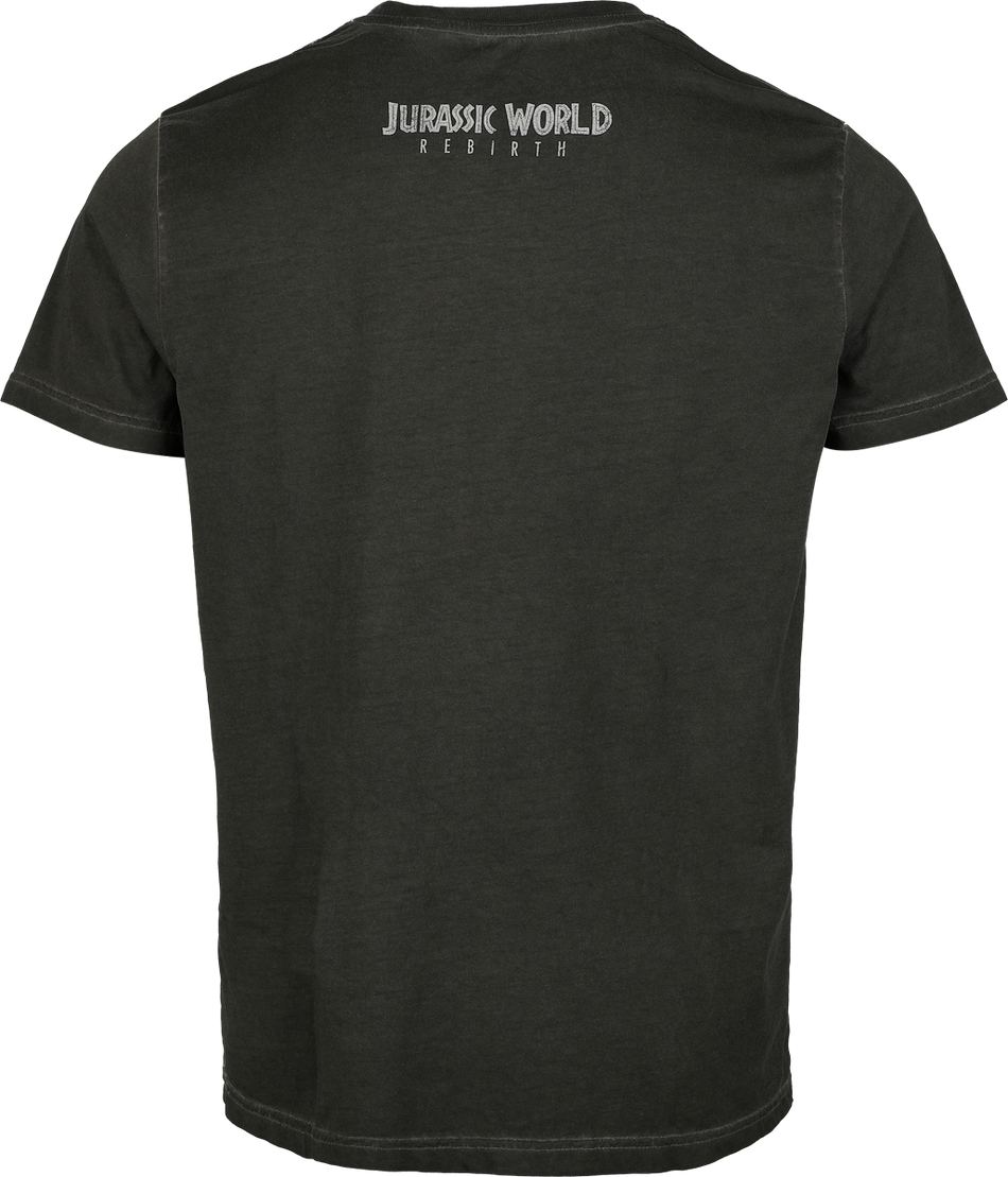 T-Shirt Manches courtes  de Jurassic Park - Jurassic World - Mirage - S à 4XL - pour Homme - gris foncé - Jurassic Park - View 2