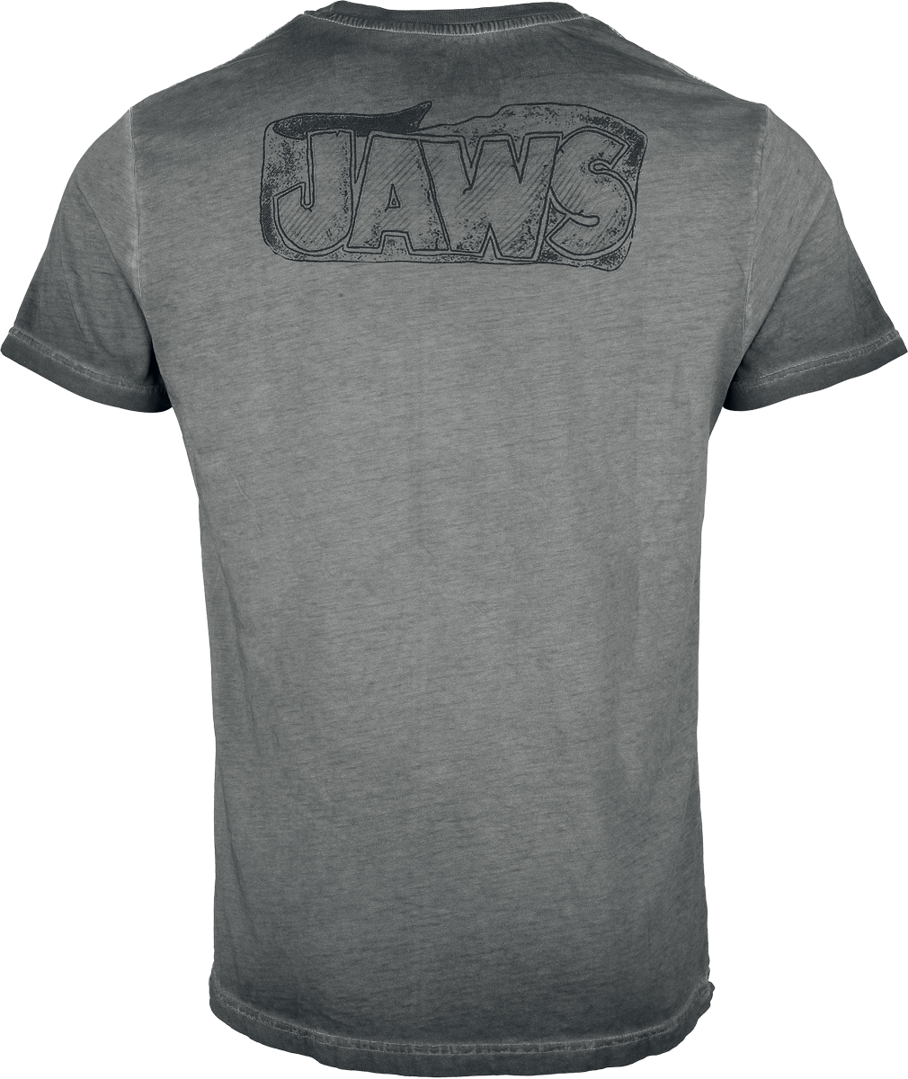 T-Shirt Manches courtes  de Jaws - Jaws - Comic - S à 4XL - pour Homme - gris - Jaws - View 2