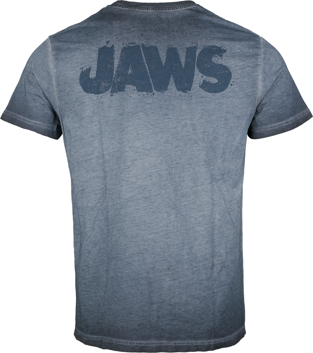 T-Shirt Manches courtes  de Jaws - Jaws - Poster - S à 4XL - pour Homme - bleu - Jaws - View 2