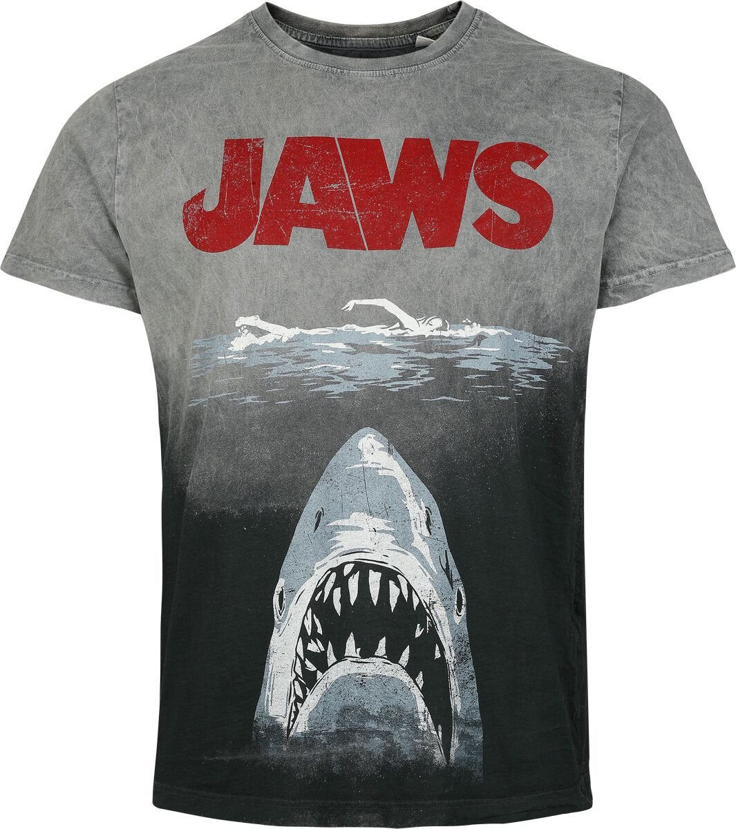 T-Shirt Manches courtes  de Jaws - Jaws - Blue Shark - S à XL - pour Homme - noir - Jaws