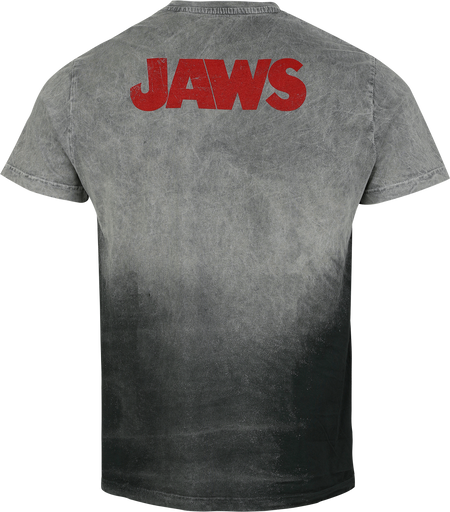 T-Shirt Manches courtes  de Jaws - Jaws - Blue Shark - S à XL - pour Homme - noir - Jaws - View 2