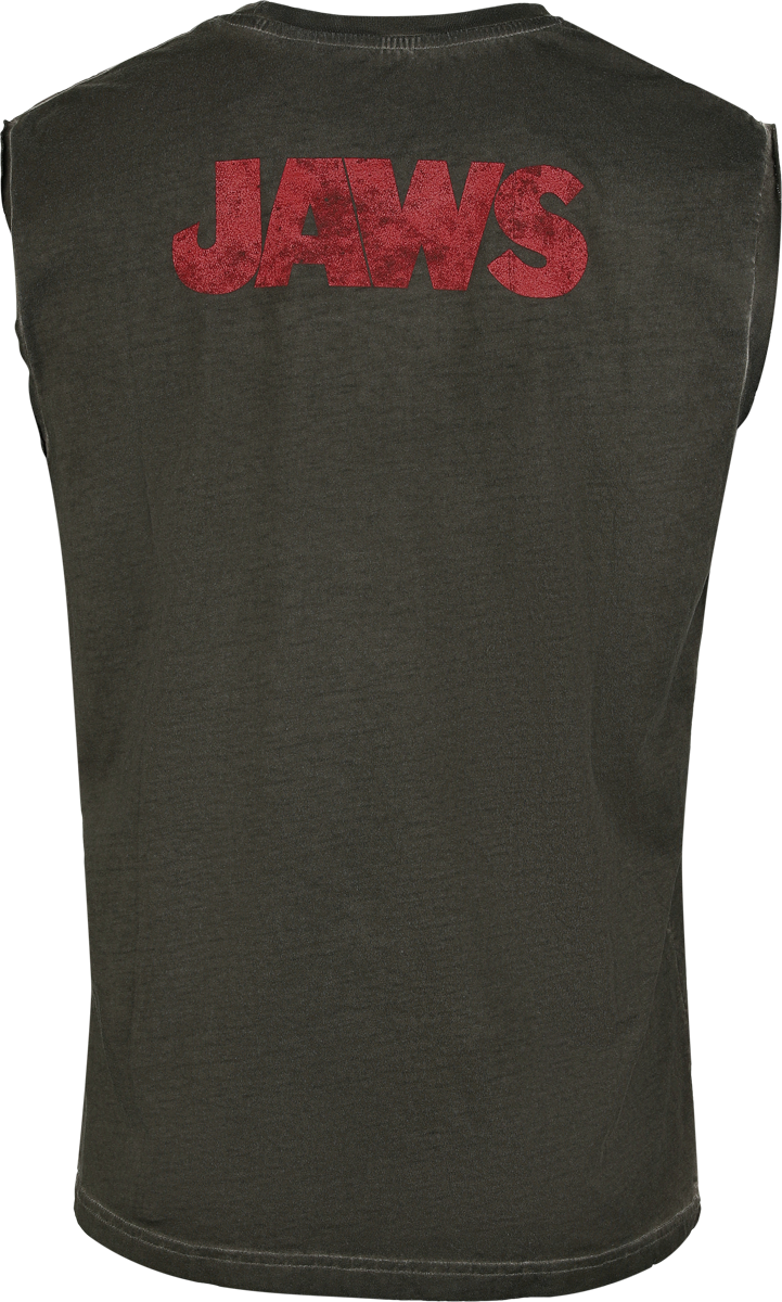 Débardeur  de Jaws - Jaws - Poster - S à 4XL - pour Homme - gris foncé - Jaws - View 2
