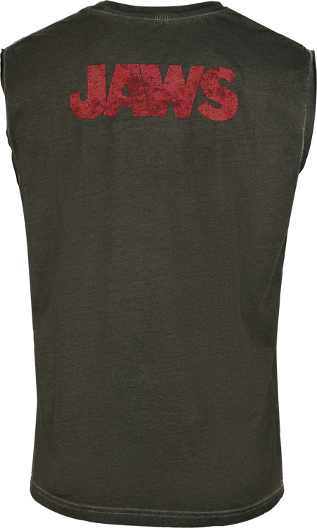 Débardeur  de Jaws - Jaws - Poster - S à 4XL - pour Homme - gris foncé - Jaws - View 2