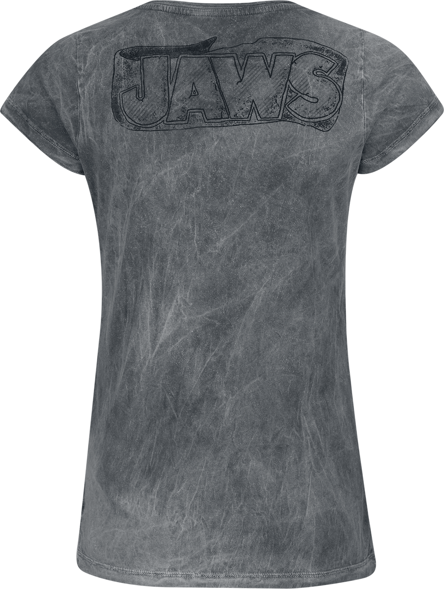 T-Shirt Manches courtes  de Jaws - Jaws - Comic - S à 4XL - pour Femme - gris - Jaws - View 2
