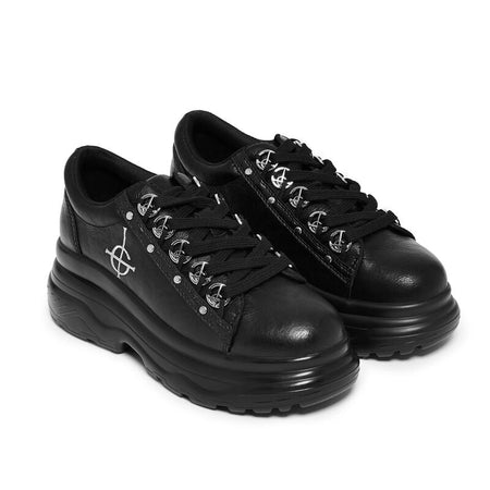 Baskets Gothic de KOI - Ghost - Zenith Men's Crucifix Chunky Trainers - EU41 à EU46 - pour Homme - noir - KOI