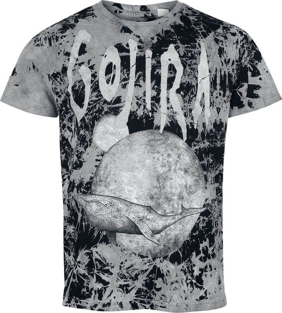 T-Shirt Manches courtes  de Gojira - Whale Sun Moon - S à 3XL - pour Homme - noir/gris - Gojira