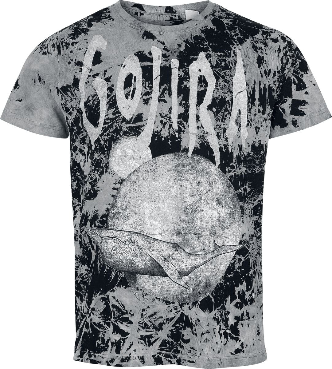 T-Shirt Manches courtes  de Gojira - Whale Sun Moon - S à 4XL - pour Homme - noir/gris - Gojira