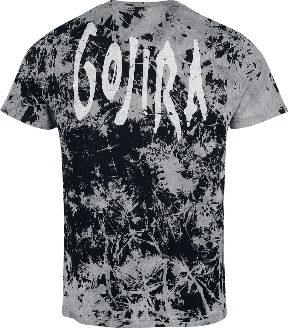T-Shirt Manches courtes  de Gojira - Whale Sun Moon - S à 4XL - pour Homme - noir/gris - Gojira - View 2