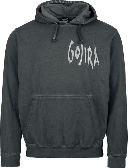 Sweat-shirt à capuche  de Gojira - Whale Sun Moon - M à XXL - pour Homme - gris foncé - Gojira