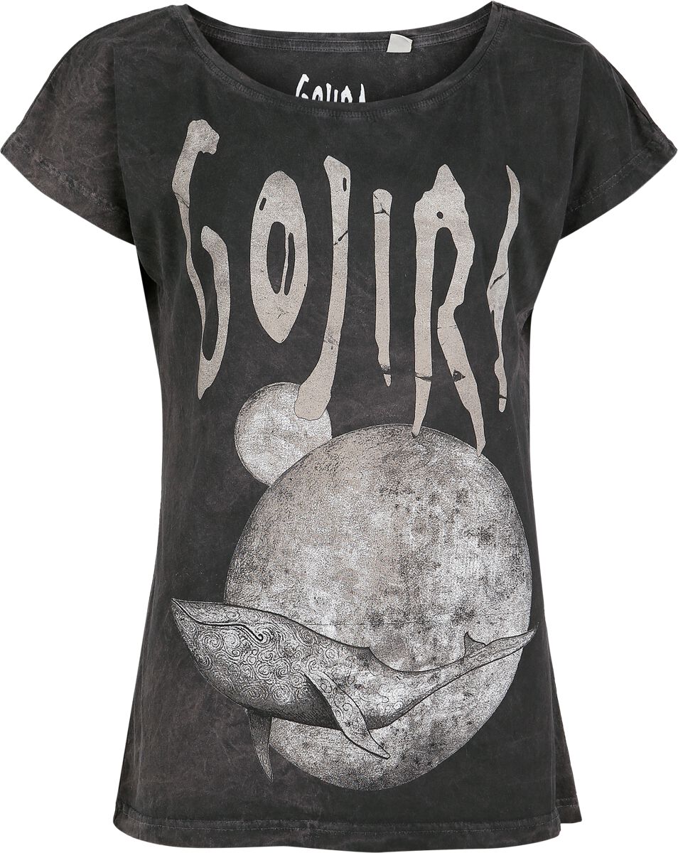 T-Shirt Manches courtes  de Gojira - Whale Sun Moon - S à XXL - pour Femme - gris - Gojira