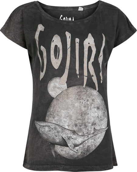 T-Shirt Manches courtes  de Gojira - Whale Sun Moon - S à XXL - pour Femme - gris - Gojira