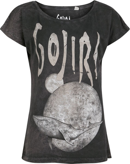 T-Shirt Manches courtes  de Gojira - Whale Sun Moon - S à XXL - pour Femme - gris - Gojira