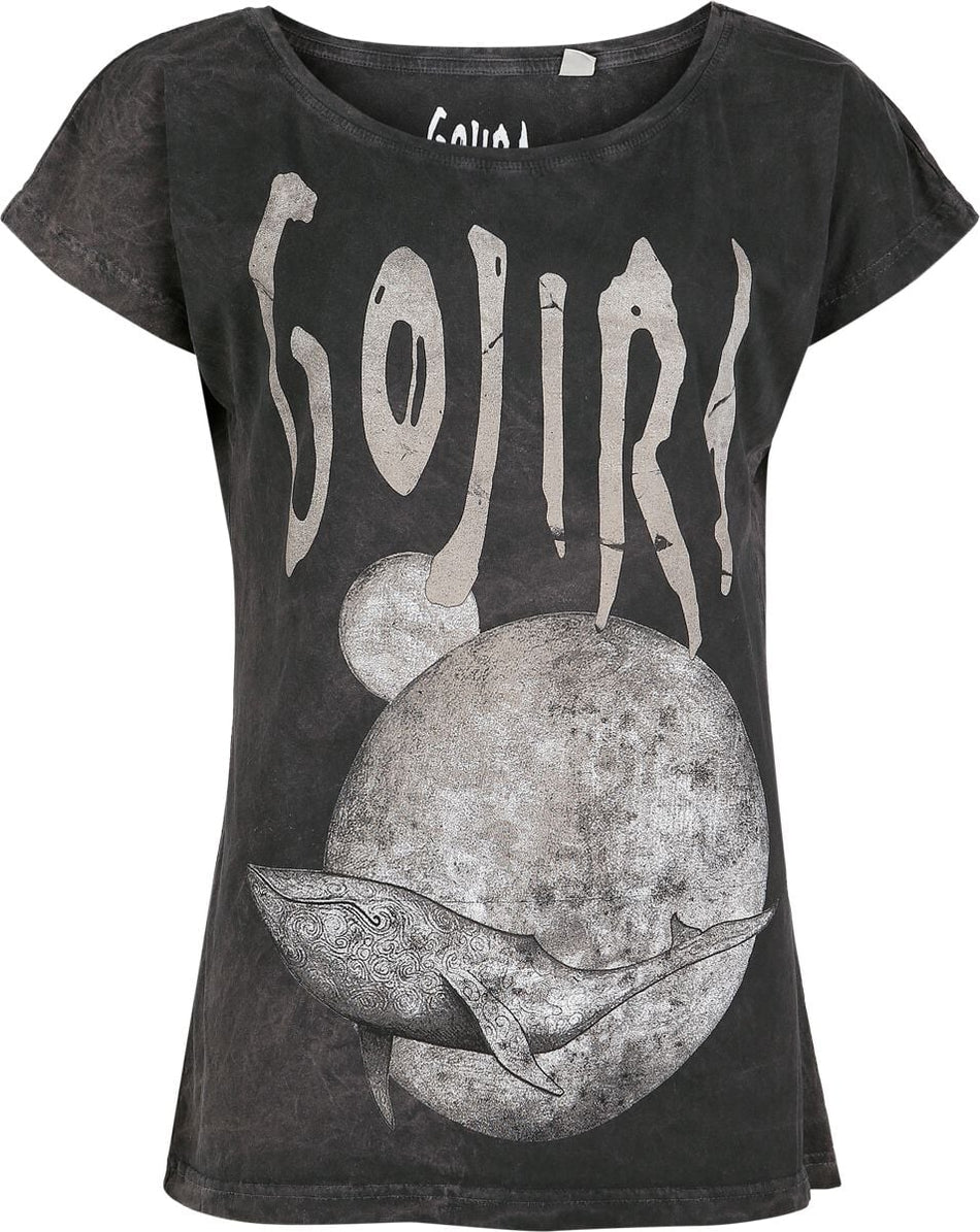 T-Shirt Manches courtes  de Gojira - Whale Sun Moon - S à XXL - pour Femme - gris - Gojira