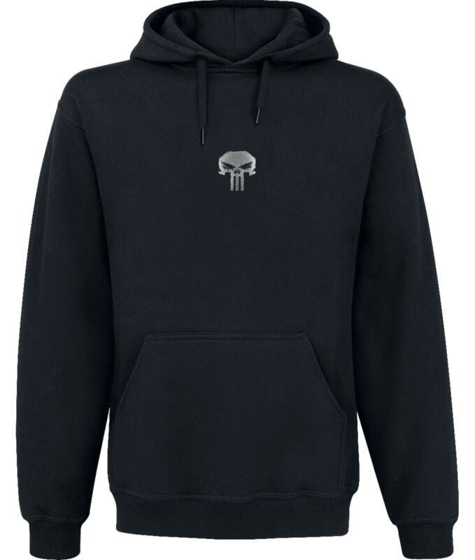 Sweat-shirt à capuche Disney de The Punisher - Crâne Punisher avec Lien Métallique - S à XL - pour Homme - noir - The Punisher