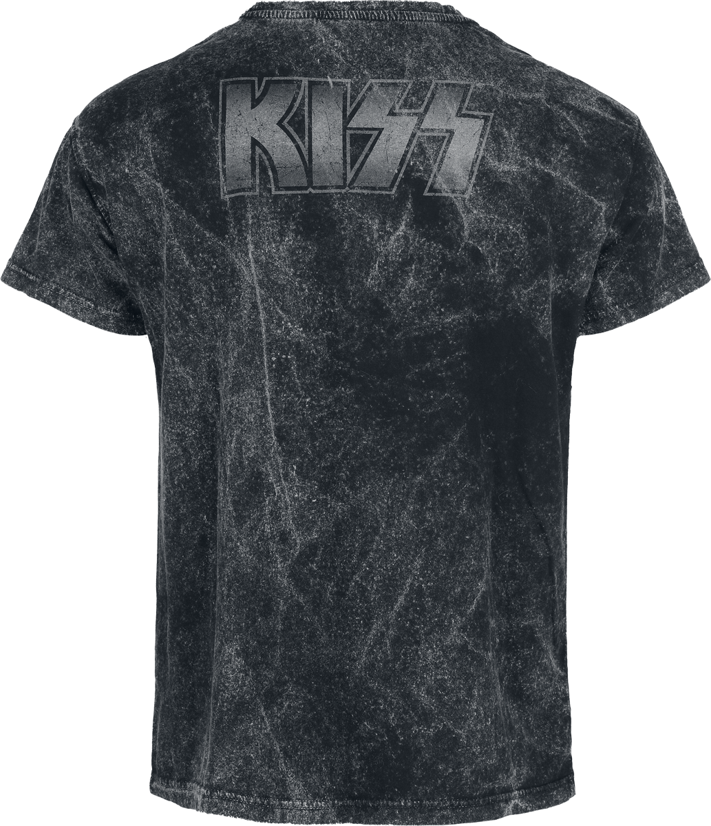 T-Shirt Manches courtes  de Kiss - Band Photo - S à M - pour Homme - anthracite - Kiss - View 2