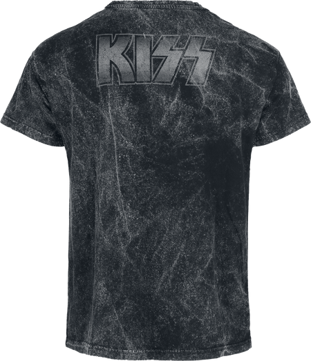 T-Shirt Manches courtes  de Kiss - Band Photo - S à M - pour Homme - anthracite - Kiss - View 2