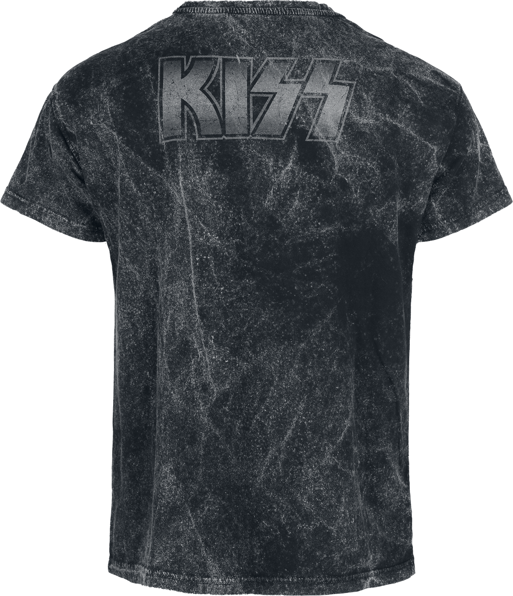 T-Shirt Manches courtes  de Kiss - Band Photo - S à 4XL - pour Homme - anthracite - Kiss - View 2