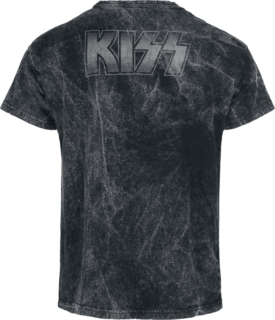 T-Shirt Manches courtes  de Kiss - Band Photo - S à 4XL - pour Homme - anthracite - Kiss - View 2