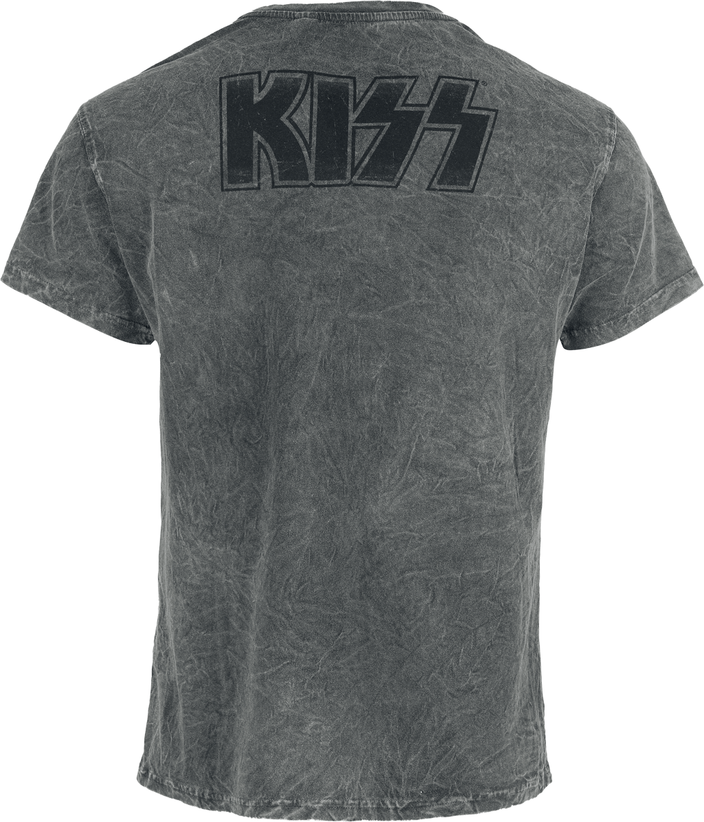 T-Shirt Manches courtes  de Kiss - Band Icons - S à 4XL - pour Homme - gris - Kiss - View 2