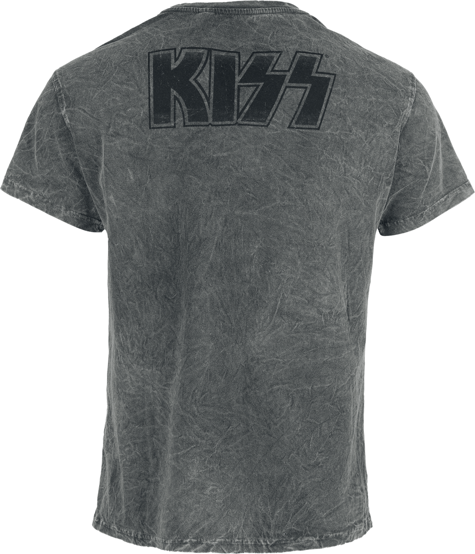 T-Shirt Manches courtes  de Kiss - Band Icons - S à 4XL - pour Homme - gris - Kiss - View 2