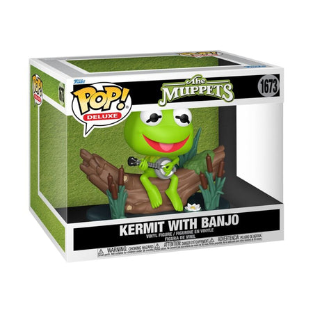 Le Muppet Show - Kermit avec Banjo (Pop! Deluxe) - Funko Pop! n°1673 - Funko Pop! - Funko Shop Europe - Le Muppet Show