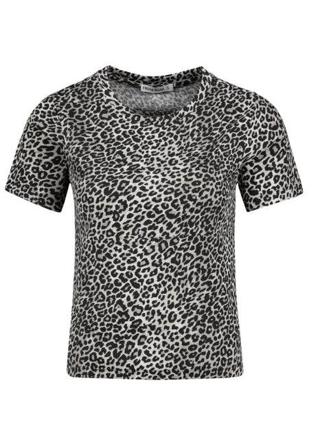 T-Shirt Manches courtes  de Fresh Made - T-Shirt Femme - S à L - pour Femme - léopard - Fresh Made