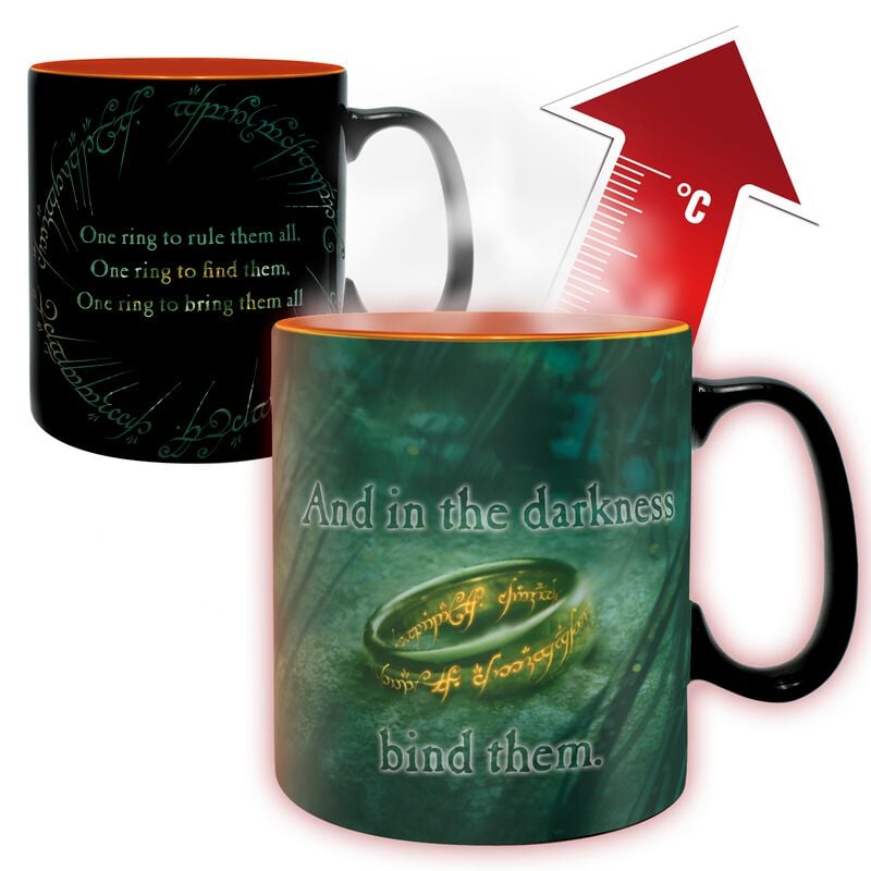 Mug  de Le Seigneur Des Anneaux - Sauron - Tasse mit Thermoeffekt - pour Indifférent - multicolore - Le Seigneur Des Anneaux