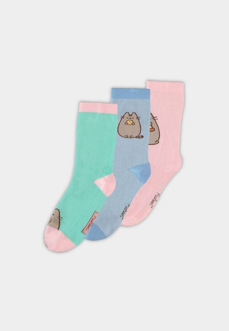 Chaussettes  de Pusheen - Chaussettes (Lot de 3) - EU35-38 à EU 39-42 - pour Femme - multicolore - Pusheen