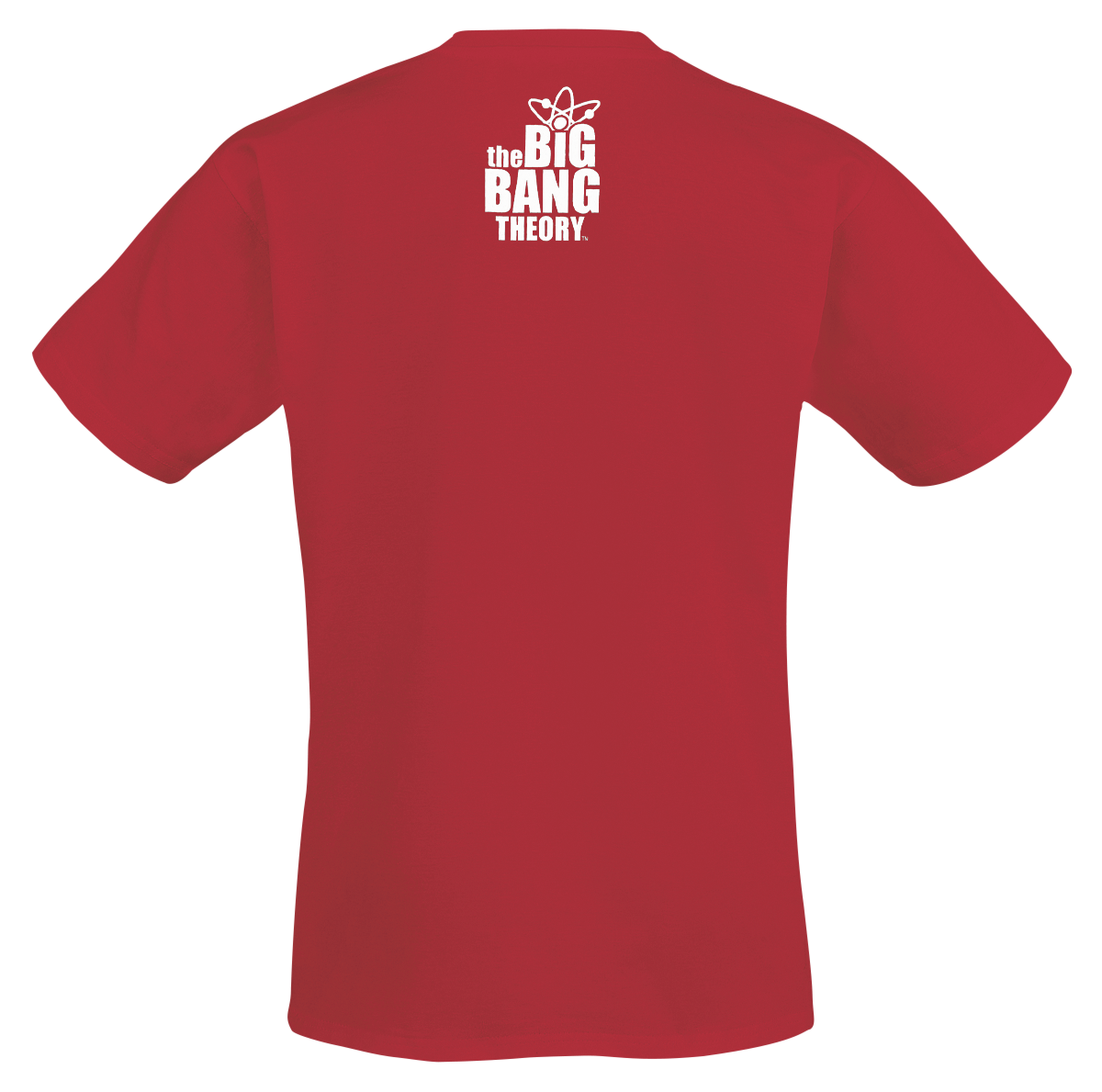 T-Shirt Manches courtes  de The Big Bang Theory - Bazinga - S à 3XL - pour Homme - rouge - The Big Bang Theory - View 2