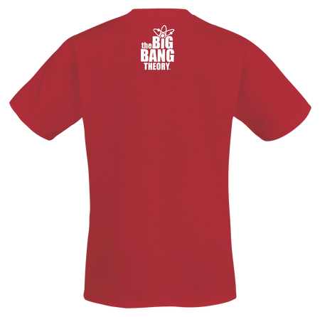 T-Shirt Manches courtes  de The Big Bang Theory - Bazinga - S à 3XL - pour Homme - rouge - The Big Bang Theory - View 2