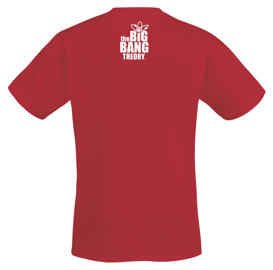 T-Shirt Manches courtes  de The Big Bang Theory - Bazinga - S à 3XL - pour Homme - rouge - The Big Bang Theory - View 2
