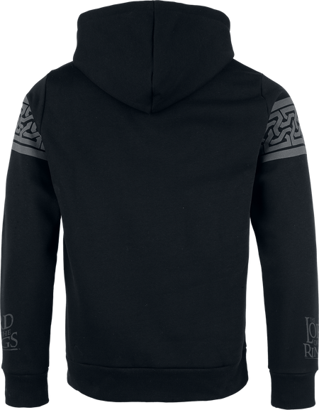 Sweat-shirt à capuche  de Le Seigneur Des Anneaux - Khazad-Dûm - S à XXL - pour Homme - noir - Le Seigneur Des Anneaux - View 2
