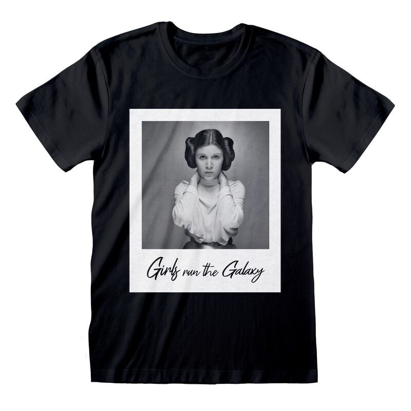 T-Shirt Manches courtes Disney de Star Wars - Princesse Leia - Girls run the galaxy - S à XXL - pour Homme - noir - Star Wars