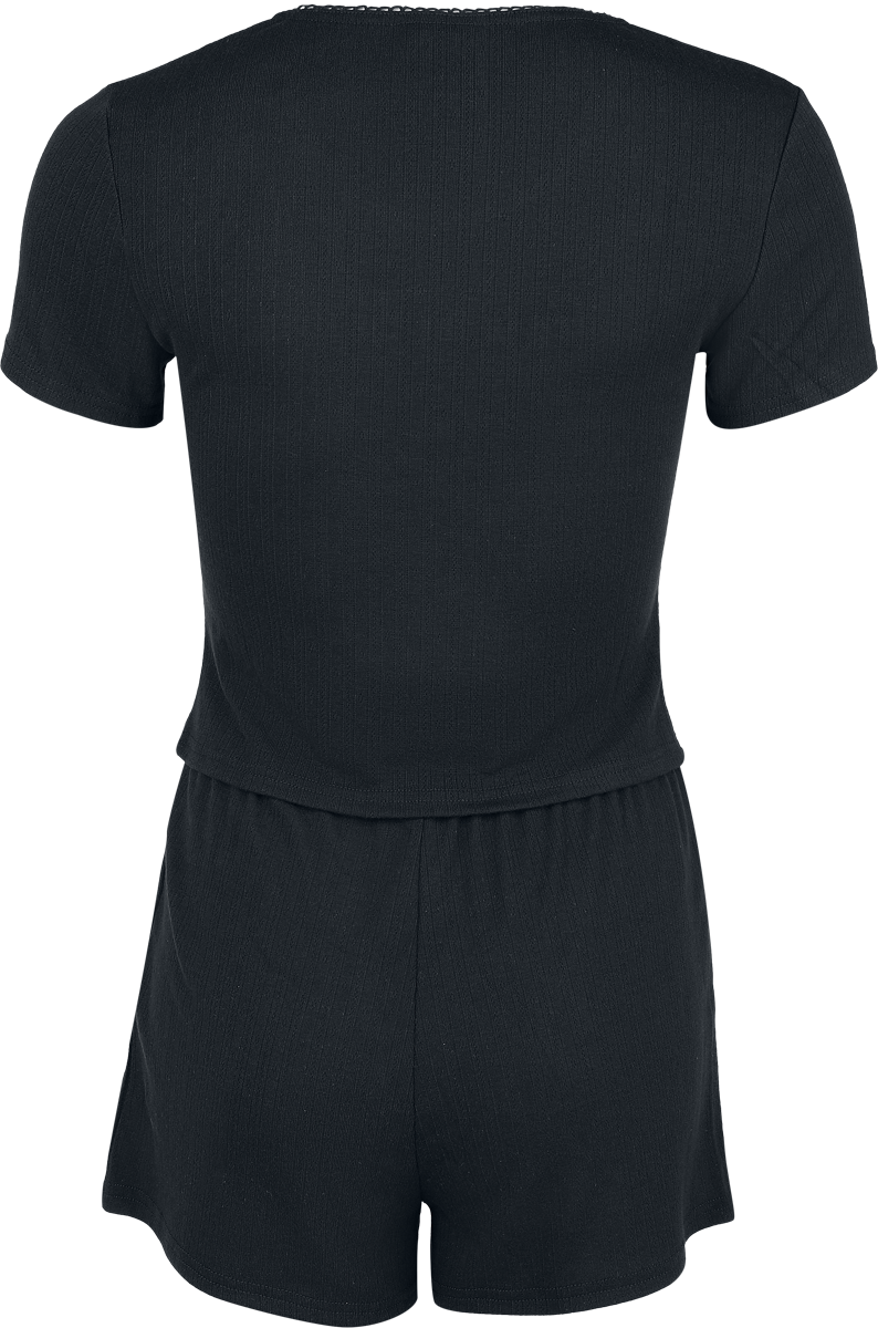 Pyjama Gothic de Killstar - Twilight Threads (lot de 3) - XS à XXL - pour Femme - noir - Killstar - View 2