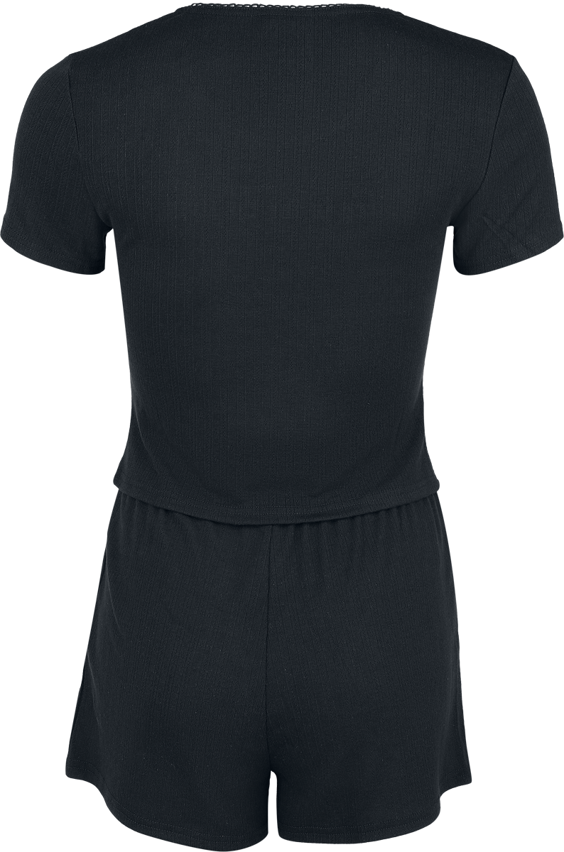 Pyjama Gothic de Killstar - Twilight Threads (lot de 3) - XS à XXL - pour Femme - noir - Killstar - View 2