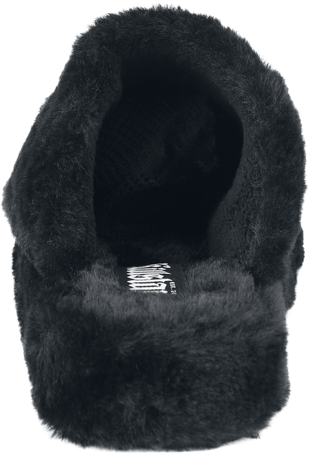 Chaussons Gothic de Killstar - Midnight Moth Slippers - EU36-37 à EU 40-41 - pour Femme - noir/lilas - Killstar - View 2