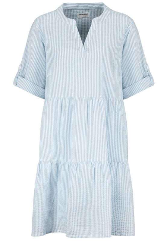Robe courte  de Fresh Made - Robe à Volants - S à M - pour Femme - bleu/blanc - Fresh Made