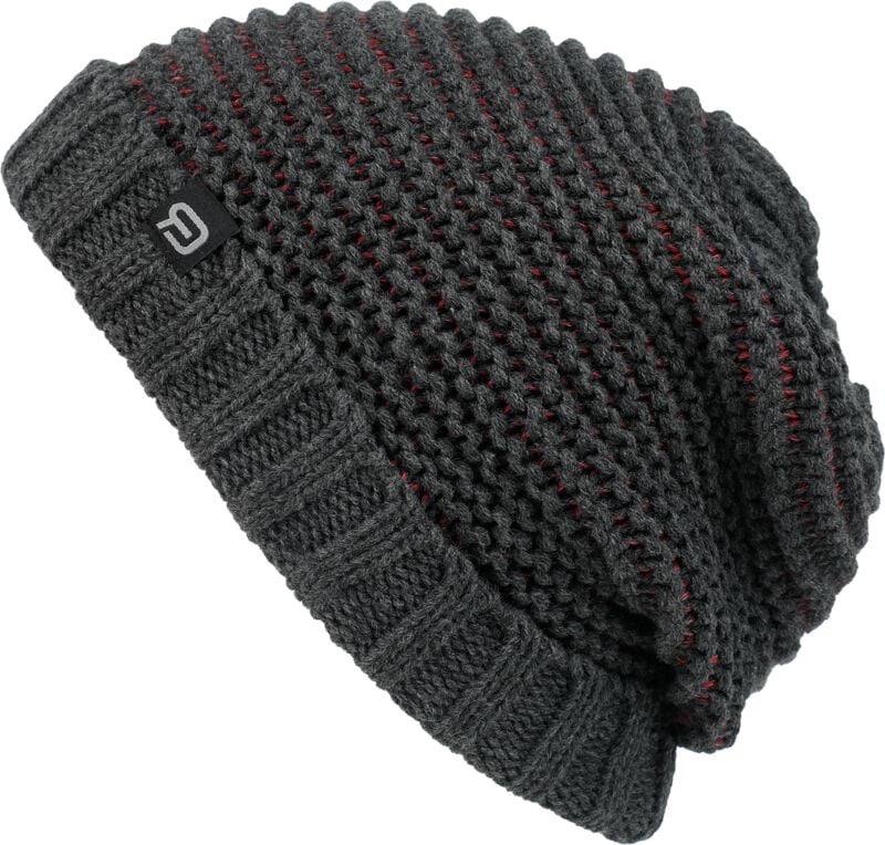 Bonnet  de RED by EMP - Snow and Cold - pour Unisexe - gris/rouge - RED by EMP