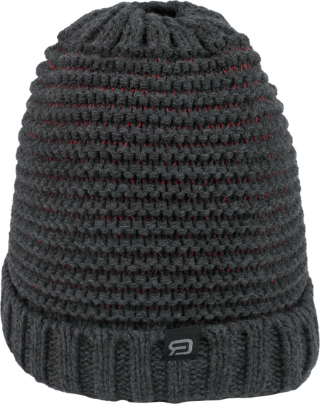 Bonnet  de RED by EMP - Snow and Cold - pour Unisexe - gris/rouge - RED by EMP - View 2