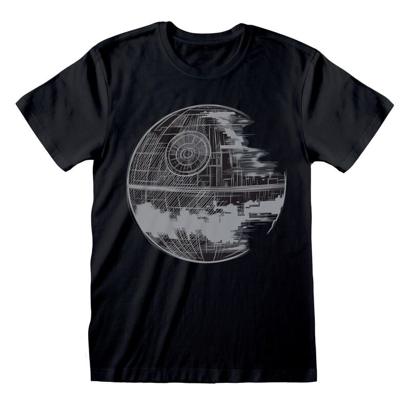 T-Shirt Manches courtes Disney de Star Wars - Étoile De La Mort - S à XXL - pour Homme - noir - Star Wars