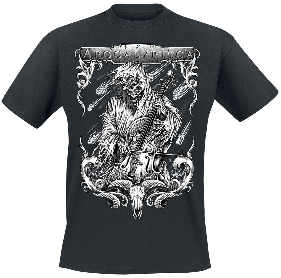 T-Shirt Manches courtes  de Apocalyptica - String Reaper - M à 4XL - pour Homme - noir - Apocalyptica