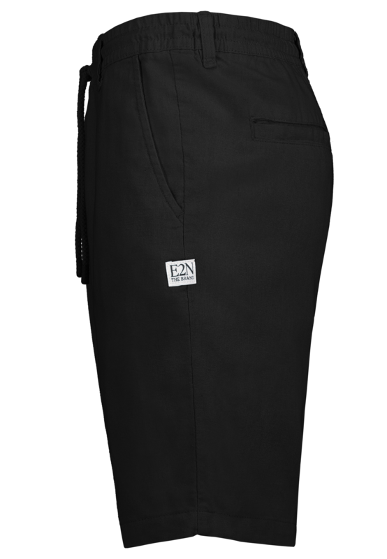Short  de Eight2Nine - Short Chino Lin Homme - 30 à 34 - pour Homme - noir - Eight2Nine - View 2