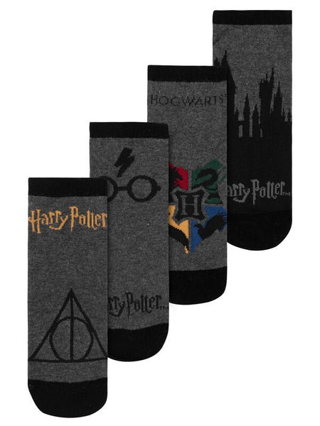 Chaussettes  de Harry Potter - Poudlard - Harry Potter et les Reliques de la Mort - Lot de 4 - EU 43-46 - pour Femme - multicolore - Harry Potter
