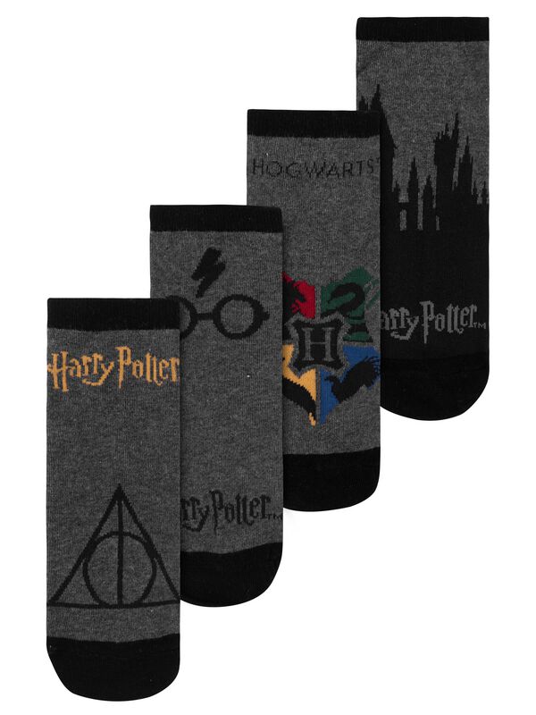 Chaussettes  de Harry Potter - Poudlard - Harry Potter et les Reliques de la Mort - Lot de 4 - EU 43-46 - pour Femme - multicolore - Harry Potter